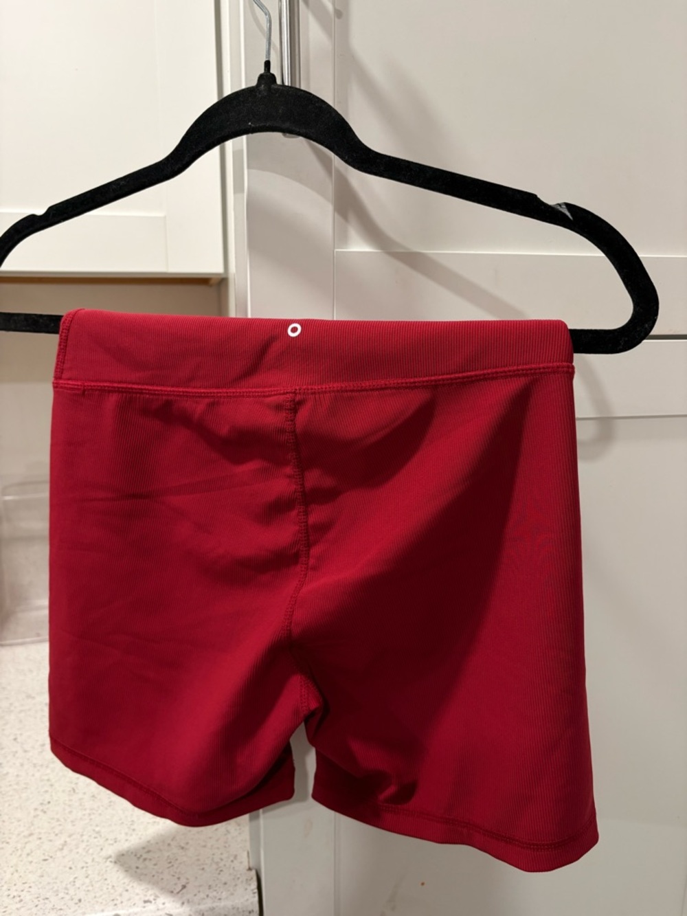 Women's Red Performance Swim Shorts